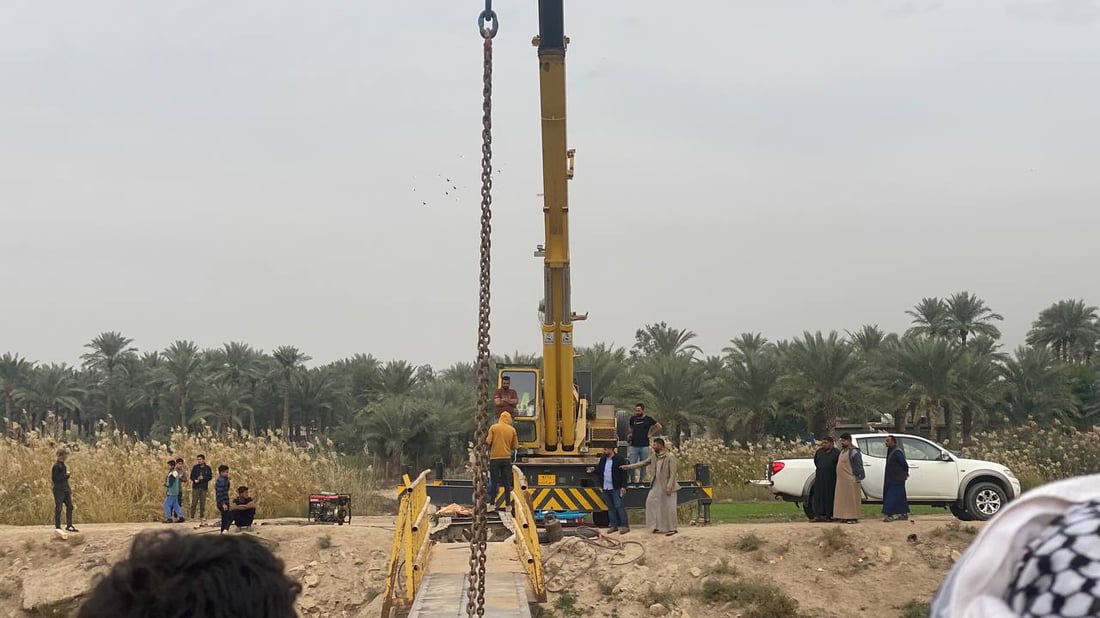 متبرع من أبو غريب وجد حلاً لمعضلة ماء الشرب في قرى “شحاذة” (صور)