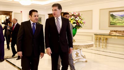 Al-Araji visits Erbil for talks on border security, Baghdad-Erbil ties, and PKK disarmament