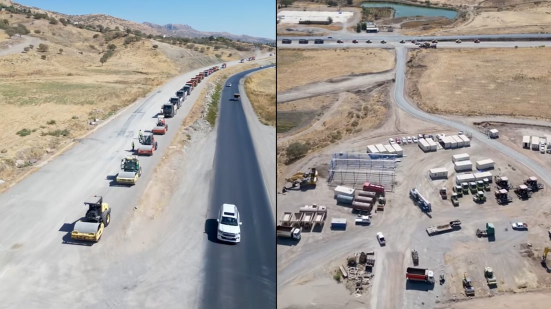 چاوەڕوانییەکە سێ ساڵ و سێ مانگى تر دەخایەنێت؛ بۆ تەواوکردنى رێگاى چوارقوڕنە - دوکان