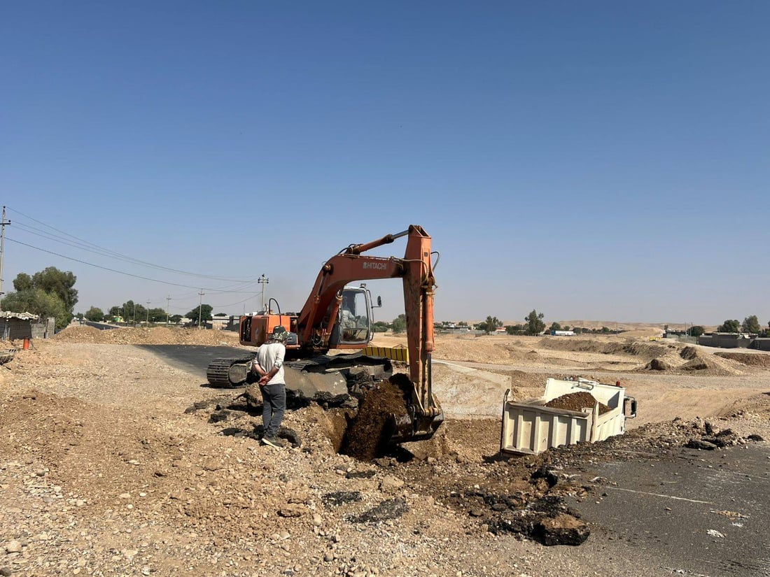 رێگای رزگاری بۆ گوندی کارێزە لە گەرمیان داخراوە