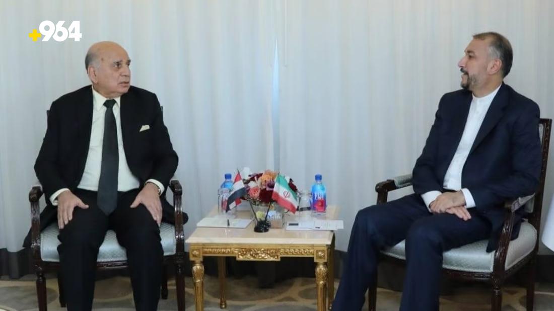 Iraqi and Iranian foreign ministers discuss U.S.-Iran relations and security agreement