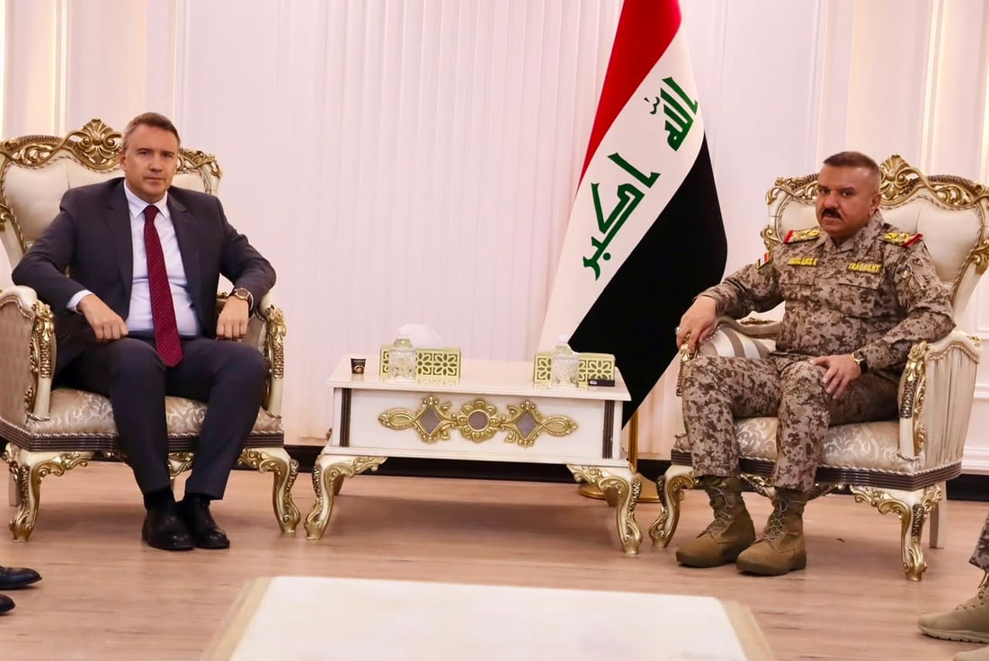الشمري للقائم بأعمال بريطانيا وسفير تركيا: التحالف الدولي يغادر بنهاية أيلول