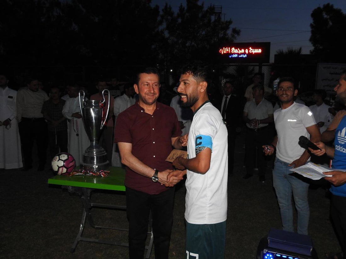 صور: مباراة مثيرة وشغب جماهيري في ختام بطولة داقوق.. طيار ينتزع الكأس من النصر