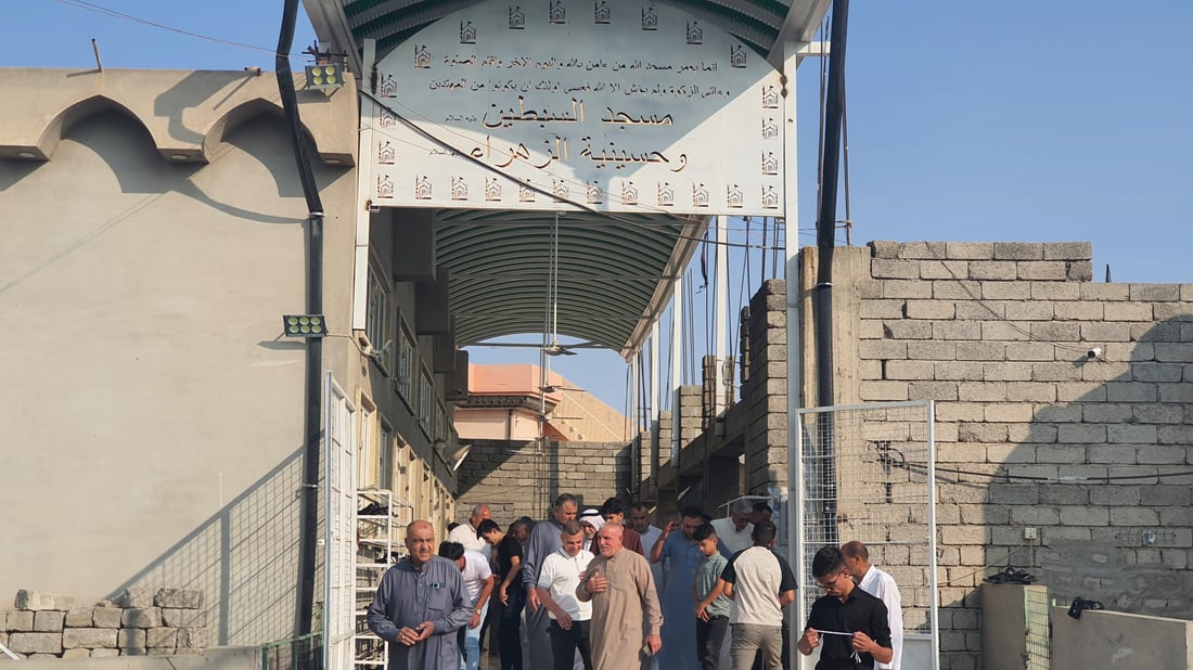 جامع السبطين وسط تلعفر اكتظ بمئات المصلين في صبيحة عيد الأضحى (صور)