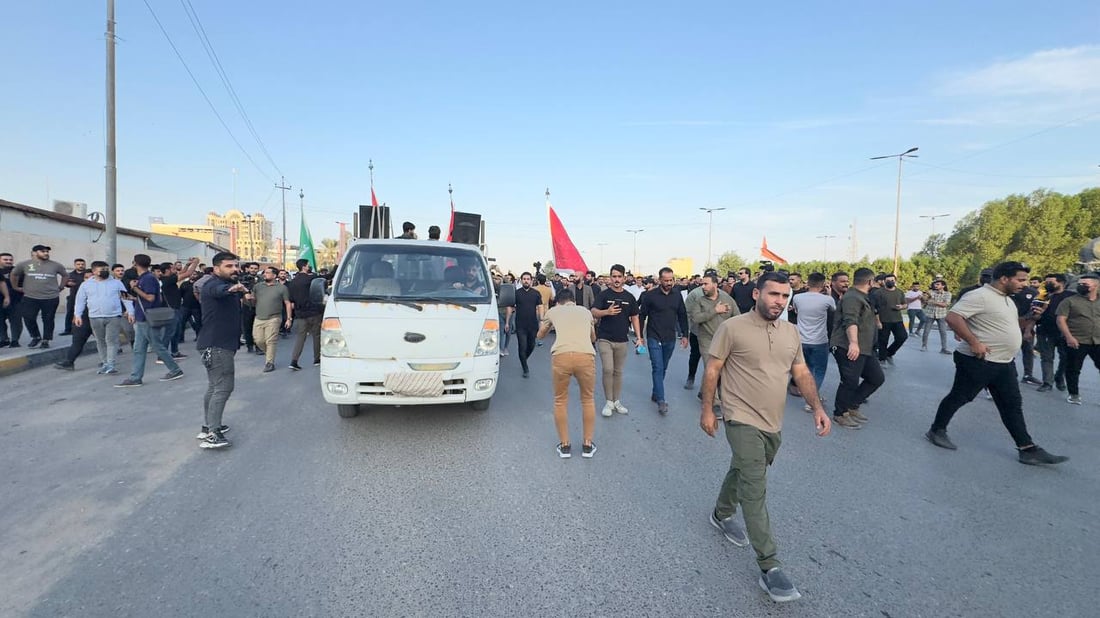 “البصرة مقدسة”.. متظاهرون يحاولون اقتحام فندق الميلينيوم بسبب حفل “الهالوين”