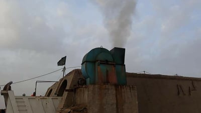 صور: رياح الديوانية تنقل سموم معامل الطابوق إلى “آلبو موسى” في المثنى