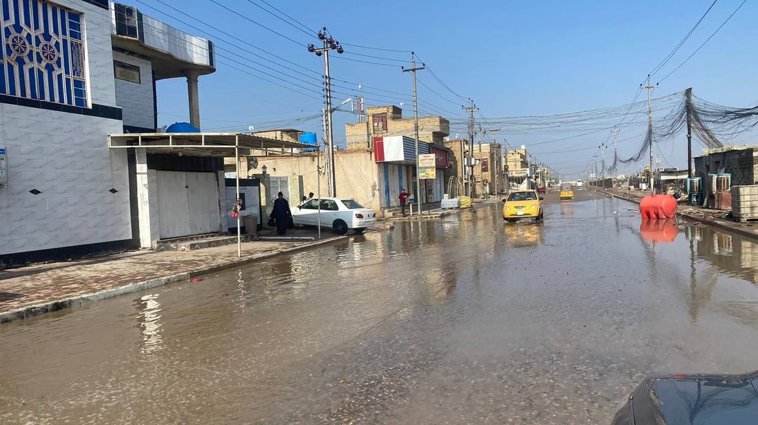 بالصور: الأمطار تروي حقول المزارعين وتعرقل حياة المدنيين في ميسان