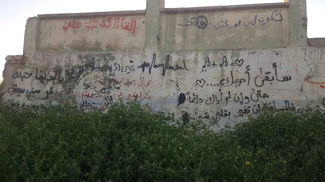 صور: نقوش العشاق ولهجات المحاربين تثير الحيرة على جدران تلعفر.. نمحو أم نستثمر؟