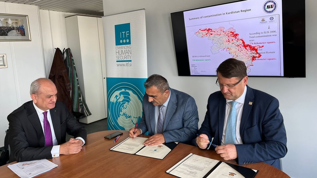 Slovenia extends mine clearance assistance in Kurdistan Region