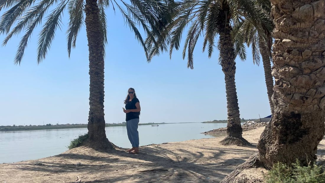 صور: آخر الواصلين إلى البصرة روماني وألمانية.. “الخليج ممنوع” والعوض بالأهوار