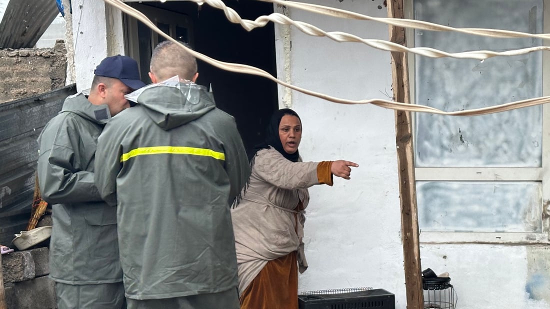 لە گەڕەکی بێداری زاخۆ ئاو چووەتە ناو چەند ماڵێکەوە