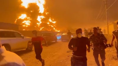 ئاگرەکەی هەولێر لە کۆنترۆڵ دەرچووە