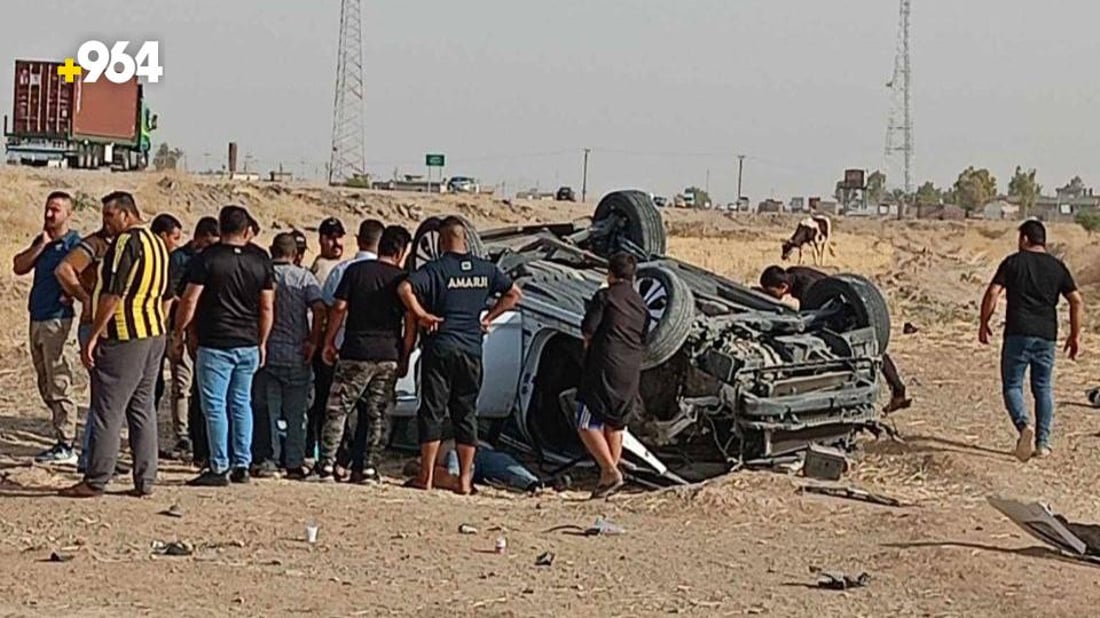 “توكسان” مسرعة انقلبت قرب “آمرلي” والسائق في حالة حرجة