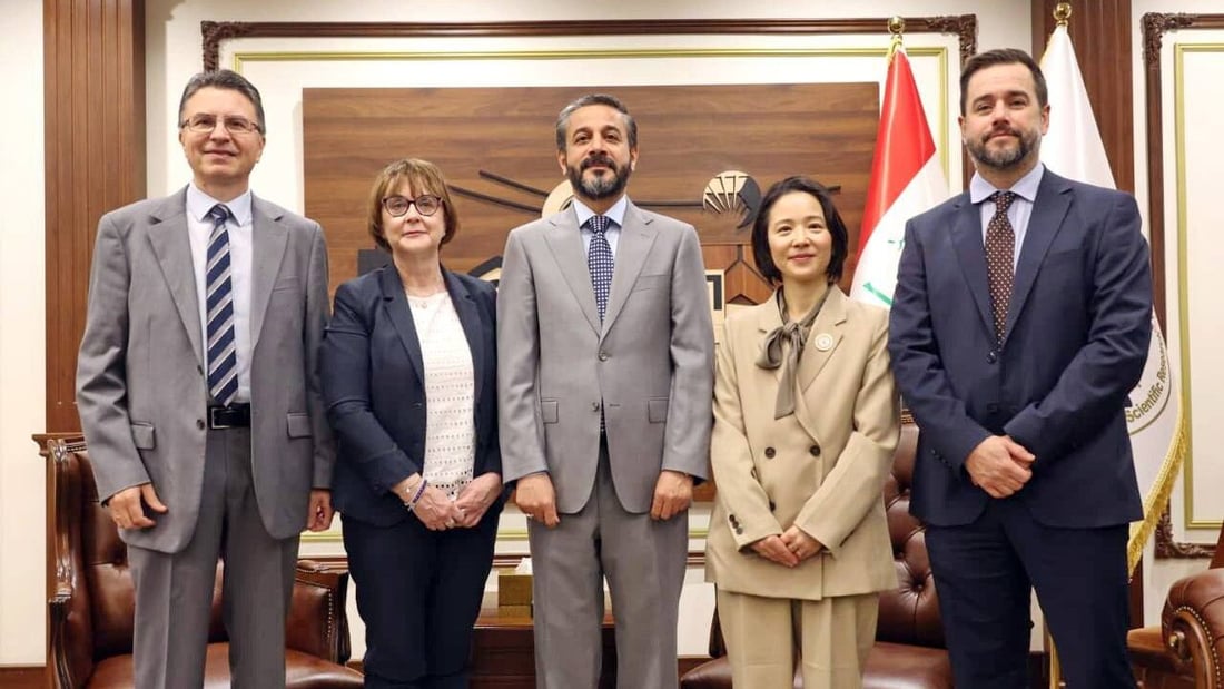 العبودي لوفد الطاقة الذرية: جامعاتنا تمتلك برامج تعليمية مهمة في الهندسة النووية