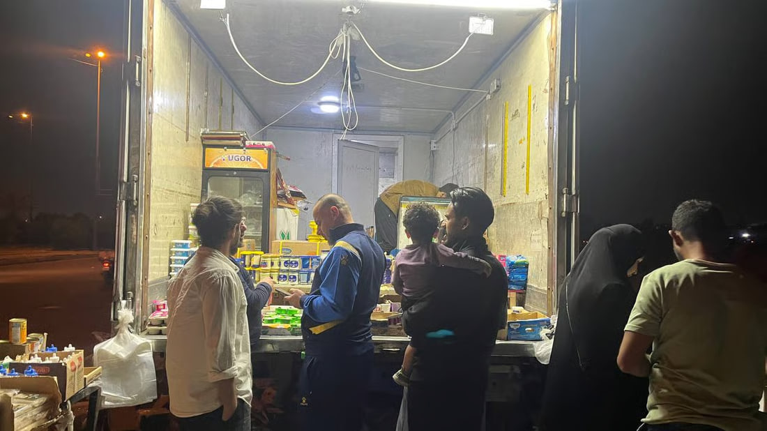 Mobile market thrives offering affordable variety of goods in Basra