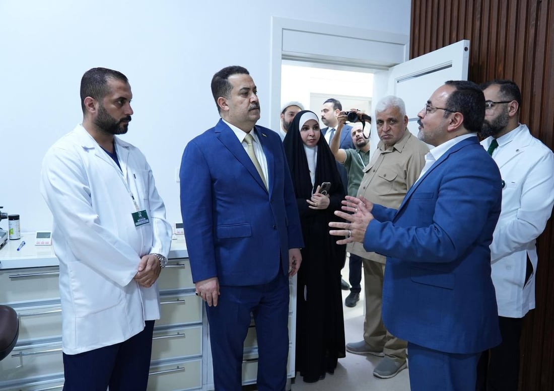 السوداني يفتتح مجمع “أبو مهدي المهندس” لعلاج المدمنين