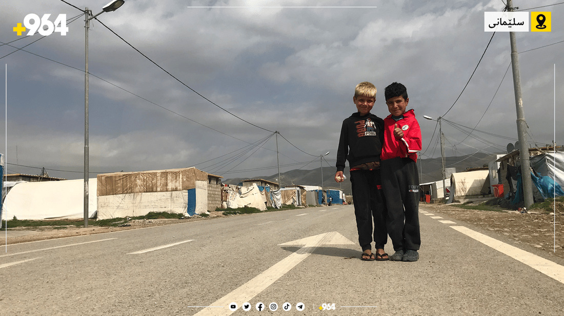 کەمپێکی ئاوارەکان لە سلێمانی بەیەکجاری داخرا