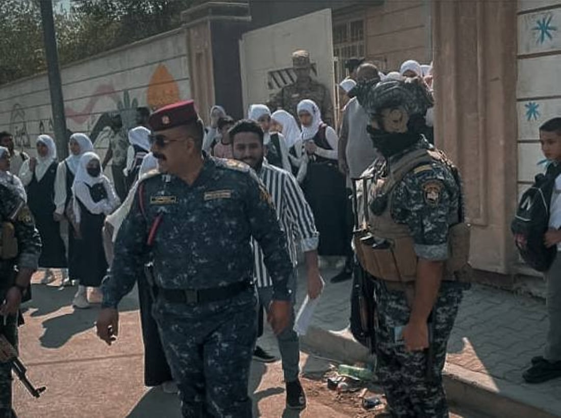 دوريات الشرطة تصطاد المتحرشين أمام 4 اعداديات للبنات في الزعفرانية