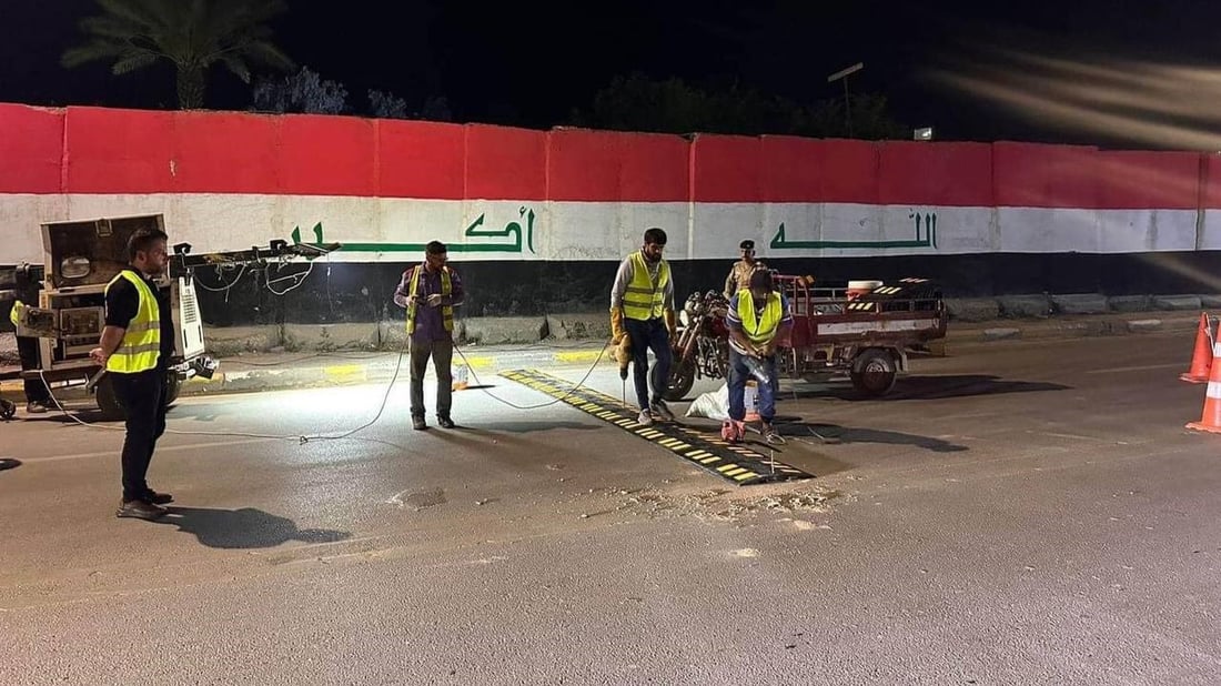الكوت: مطبات جديدة في شارع المسبح.. الحوادث لا تتوقف قرب مقر المحافظ (صور)