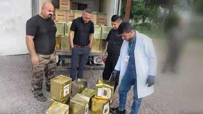 بڕێکی زۆر خەیار شۆر و بیبەر دەستیان بەسەردا گیرا 