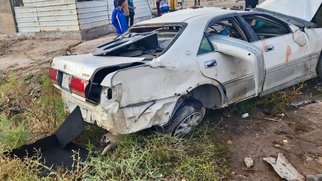 صور: اصطدام مروع بين “ملكة” و”بيك اب” يسفر عن مصرع شخصين وإصابة 4 شمالي البصرة