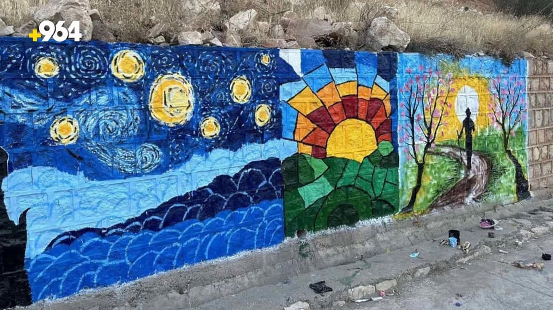 Shaqlawa embarks on artistic beautification project