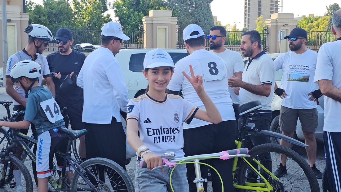 بە بەشداری دەیان کەس ماراسۆنی پایسکلسواری لە هەولێر بەڕێوەچوو