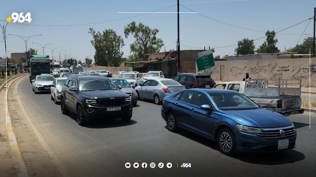 رێگای سەرەکی نێوان کەرکوک و هەولێر داخرا