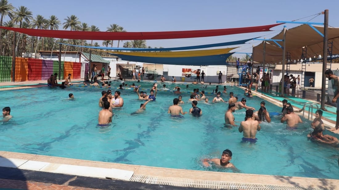 صور من مسبح الطارمية.. هذا لم يكن ممكناً قبل أعوام قليلة