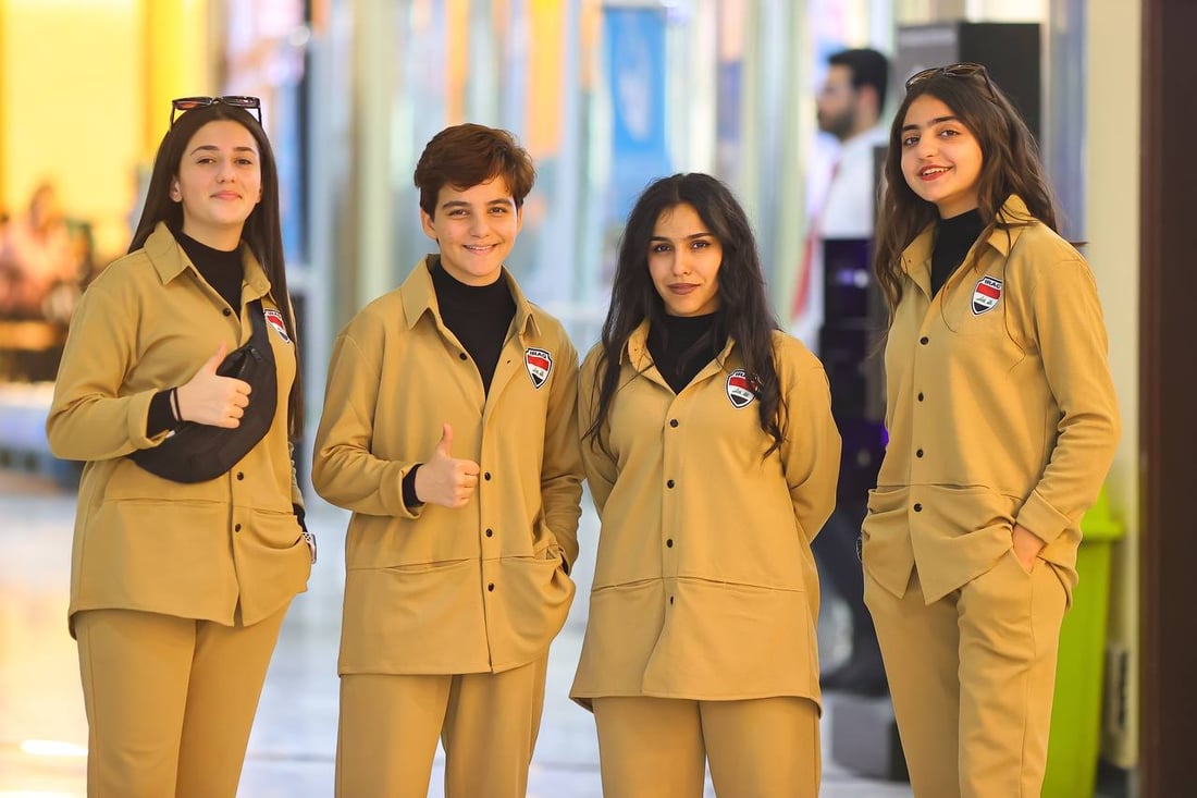 صور: فتيات العراق يصلن عمّان استعداداً لمواجهة سوريا والأردن ولبنان