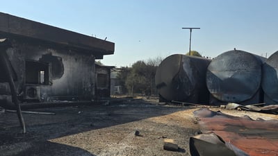 لە ئاگرى کۆگاى سوتەمەنییەکەى تانجەڕۆ 41 کەس بریندارن