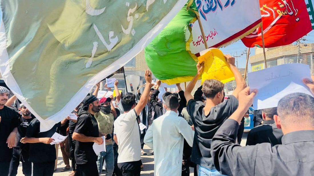 صور: تظاهرات في سوق الشيوخ للمطالبة بالخدمات.. الأمراض انتشرت