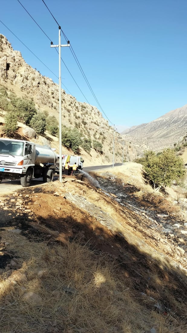 فڕێدانی زبڵ و خاشاك لەسەر رێگای گوندى دەرگەڵە سزای بۆ داندراوه‌