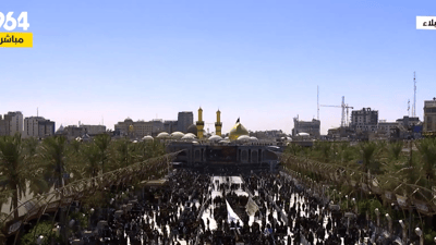 مباشر.. شبكة 964 تنقل أجواء زيارة الأربعين في كربلاء