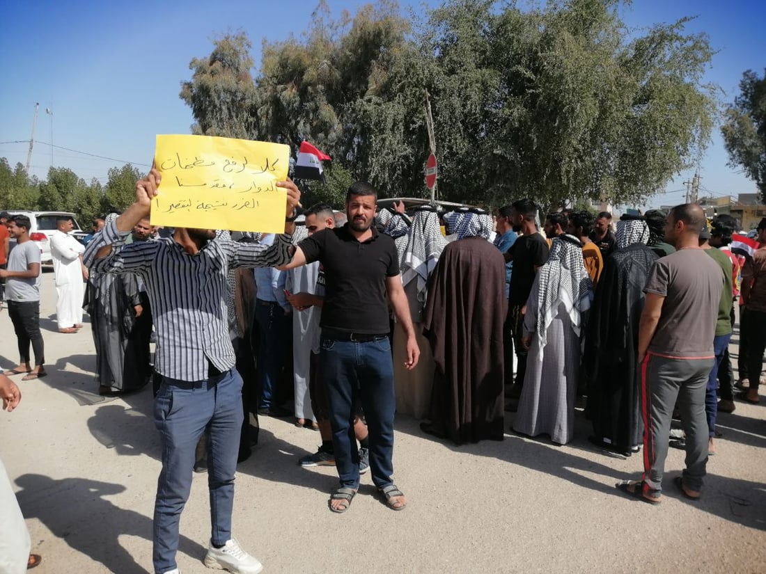 “الجفجافة” لم تزرع منذ موسمين.. تظاهرة لإنعاش نهر الإسكندرية في بابل (صور)