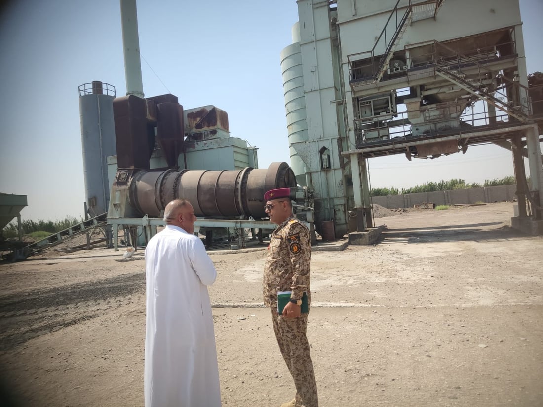 صور: إغلاق عدد من معامل الأسفلت في سبع البور للحد من التلوث البيئي