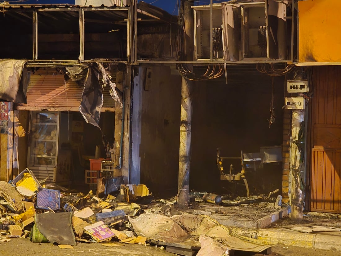 کارەبای ئەو 100 ماڵ و دوکانە دێتەوە کە محاویلەکەیان سووتا