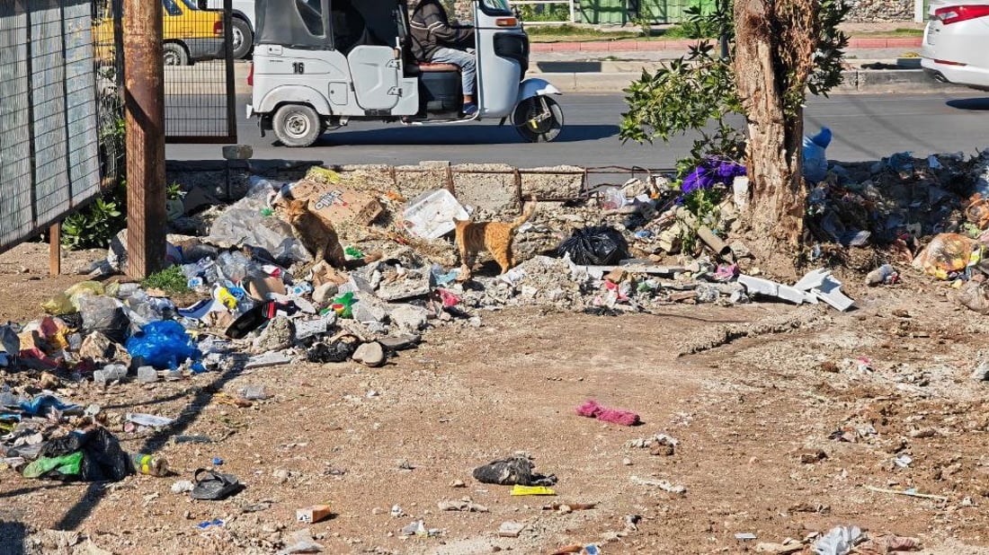 مشكلة أمام جامع فاطمة الكلابية في الحبيبية.. البلدية تعتذر عن دخول الشوارع الضيقة