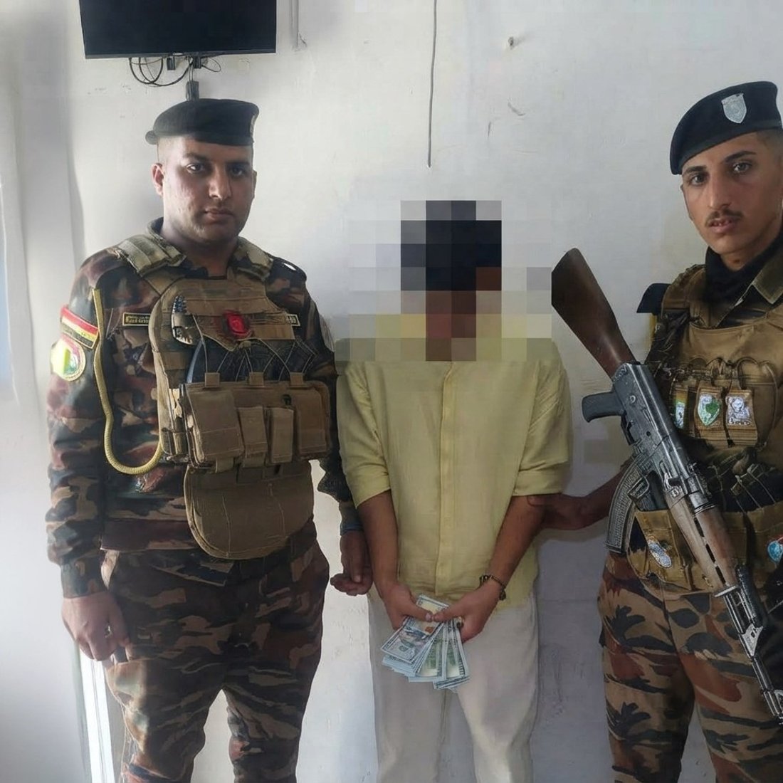 تۆمەتبارێک بە 27 هەزار دۆلارى ساختەوە دەستگیرکر