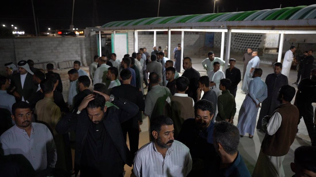 صور: إضراب سواق العراق ضد إيران الليلة بعد اعتداء وسرقات في زرباطية
