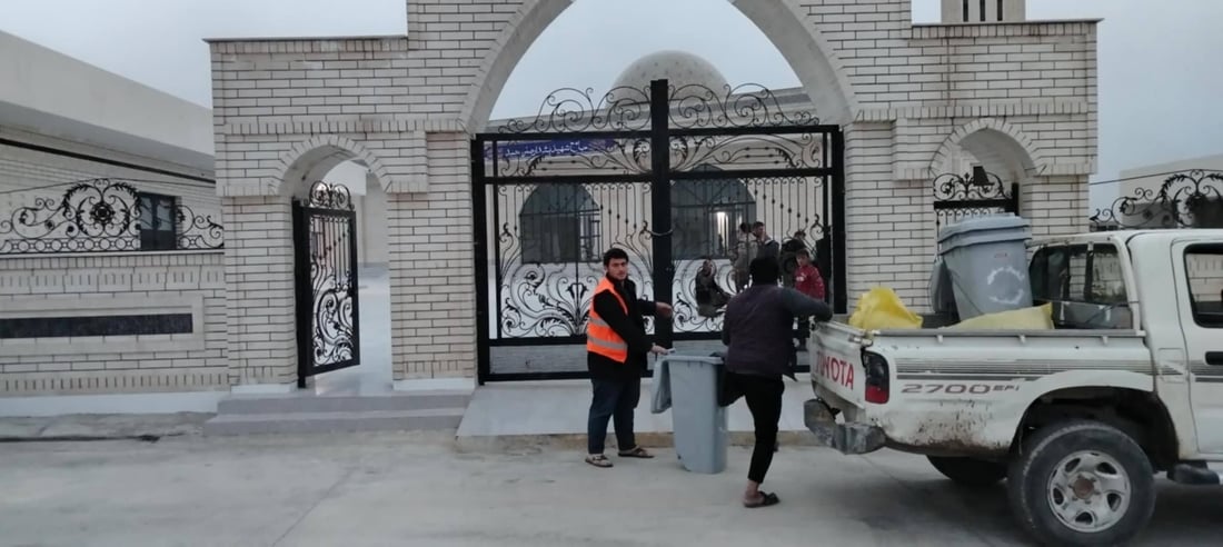 لە مه‌خمور ده‌ست به‌دابه‌شكردنى سه‌دان حاویه‌ و كیسی پلاستیك كرا