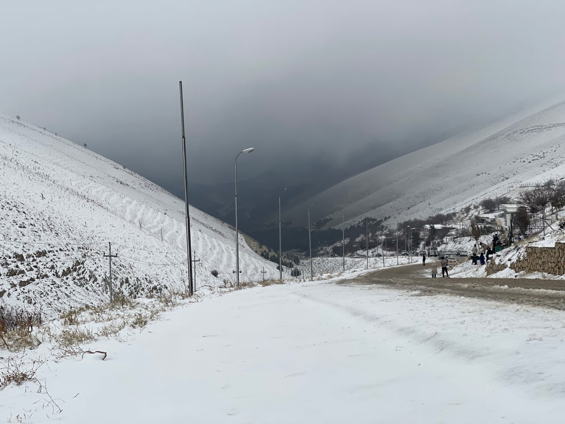 صور من السليمانية: جبل گويژة يرتدي الوشاح الأبيض