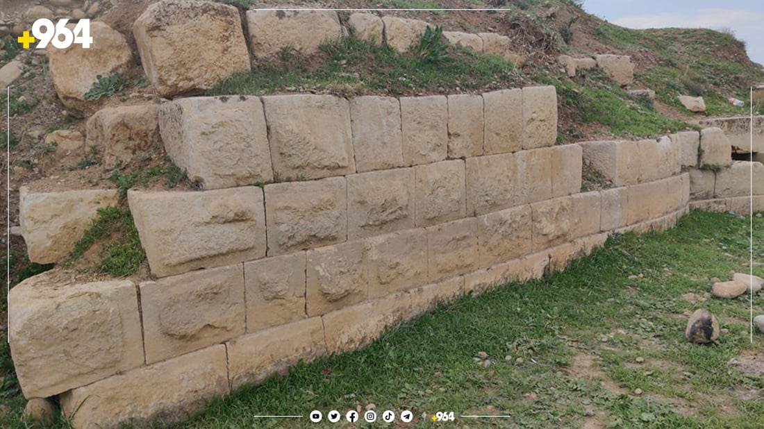 کارێزەکەی شا سەنحاریب بۆ قەڵای هەولێر تەنیا دەروازەکەی دیارە