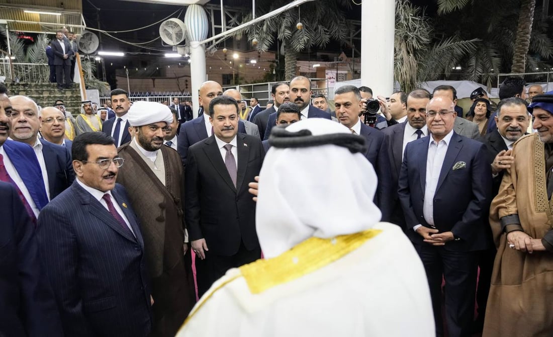 البصرة: السوداني في ديوان زعيم الشيخية وكل الوجهاء حضروا (صور)