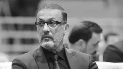 صورة: نقل جثمان الكابتن شرار حيدر من إسطنبول إلى مطار بغداد