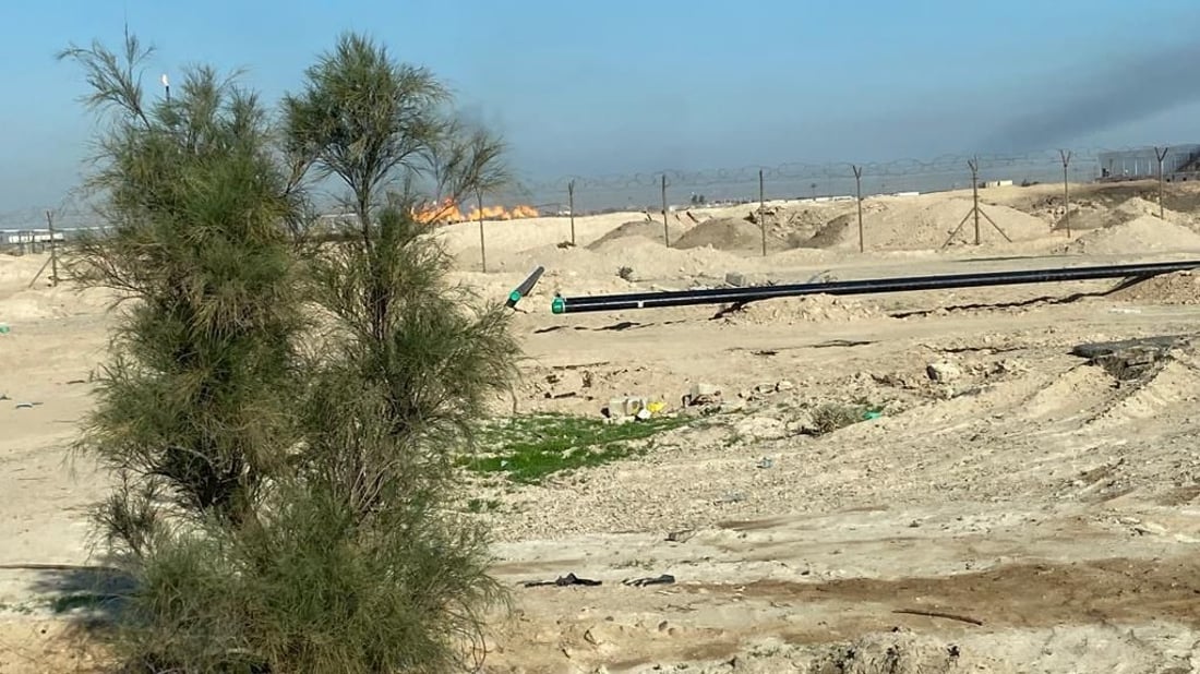 “حرب الخليج” لا تنتهي في بادية الزبير.. المقذوفات تنتشر على 56 مليون متر