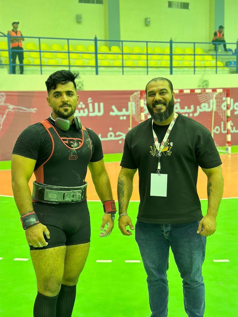 أبطال المشخاب إلى قرغيزستان.. 4 فازوا في منافسات القوى البدنية (صور)