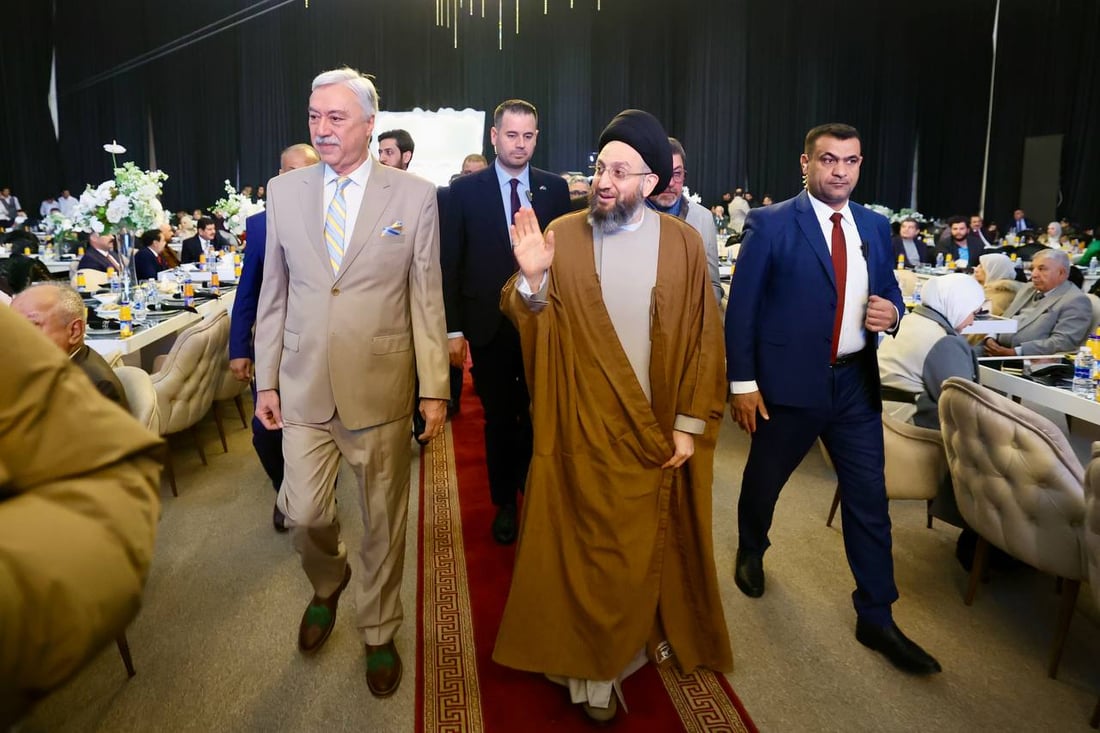 الحكيم يدعو إلى تحقيق الرفاهية الاجتماعية للقادة والضباط والمنتسبين (صور)