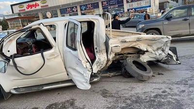 لە رووداوێکى هاتووچۆدا کوڕ و باوکێک گیانیان لەدەستدا