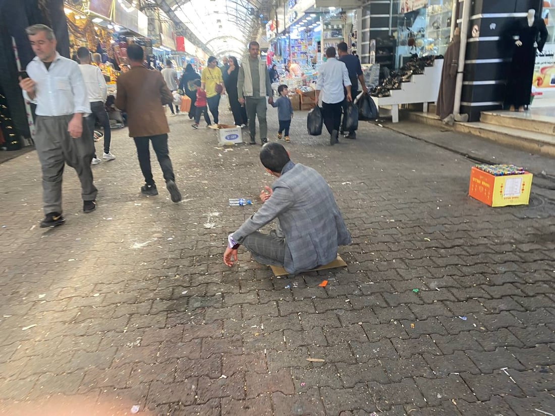 شرطة زاخو تعتقل 8 متسولين وتفرج عن 5